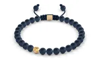 Bracelet BEADED NON-BRAIDED 6mm cordon bleu XL