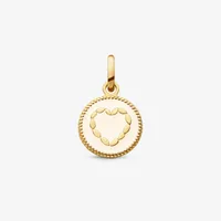 Pendentif COEUR Ivoire 10mm
