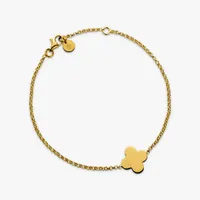 Bracelet Identité TREFLE PM Chaîne Jaseron